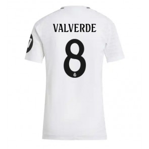 Real Madrid Federico Valverde #8 Hemmatröja Kvinnor 2024-25 Kortärmad